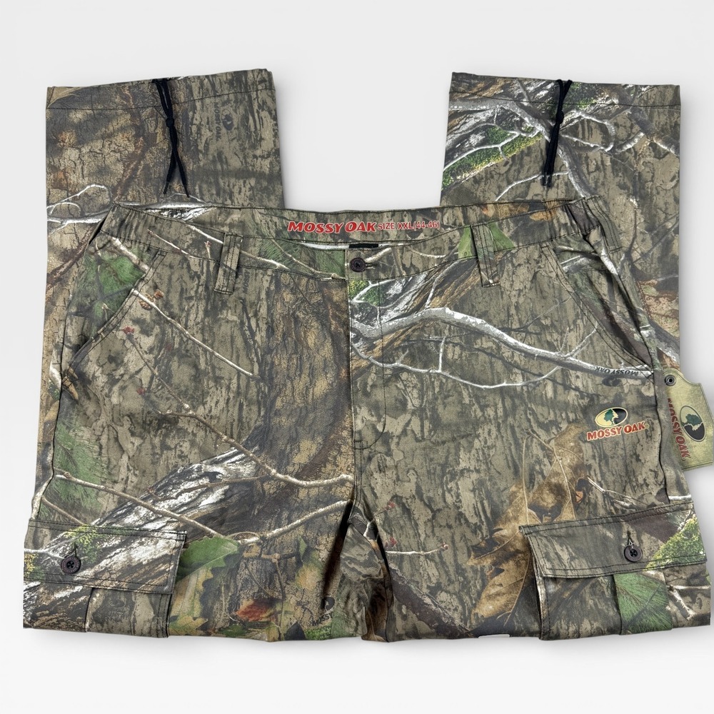 MOSSY OAK Cargo Pants Mens XXL Camo Country DNA‎ Hunting Outdoor NWT